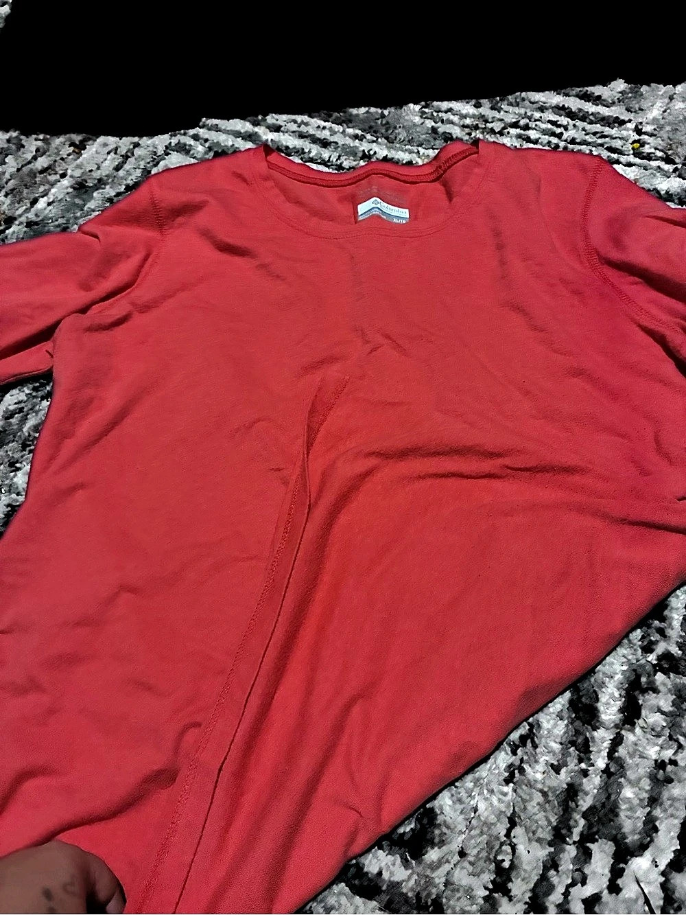 Columbia Omni-Wick Advanced Evaporation Short Sleeve Tee in Red Size XL